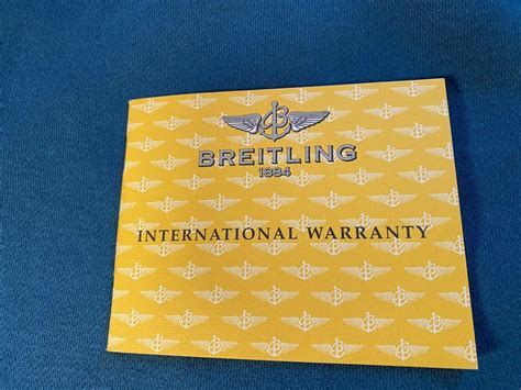 breitling extended warranty|breitling warranty card.